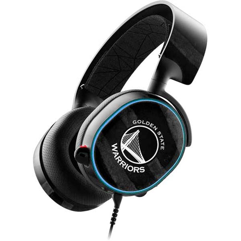 NBA Golden State Warriors Black Animal Print SteelSeries Arctis 3 Skin